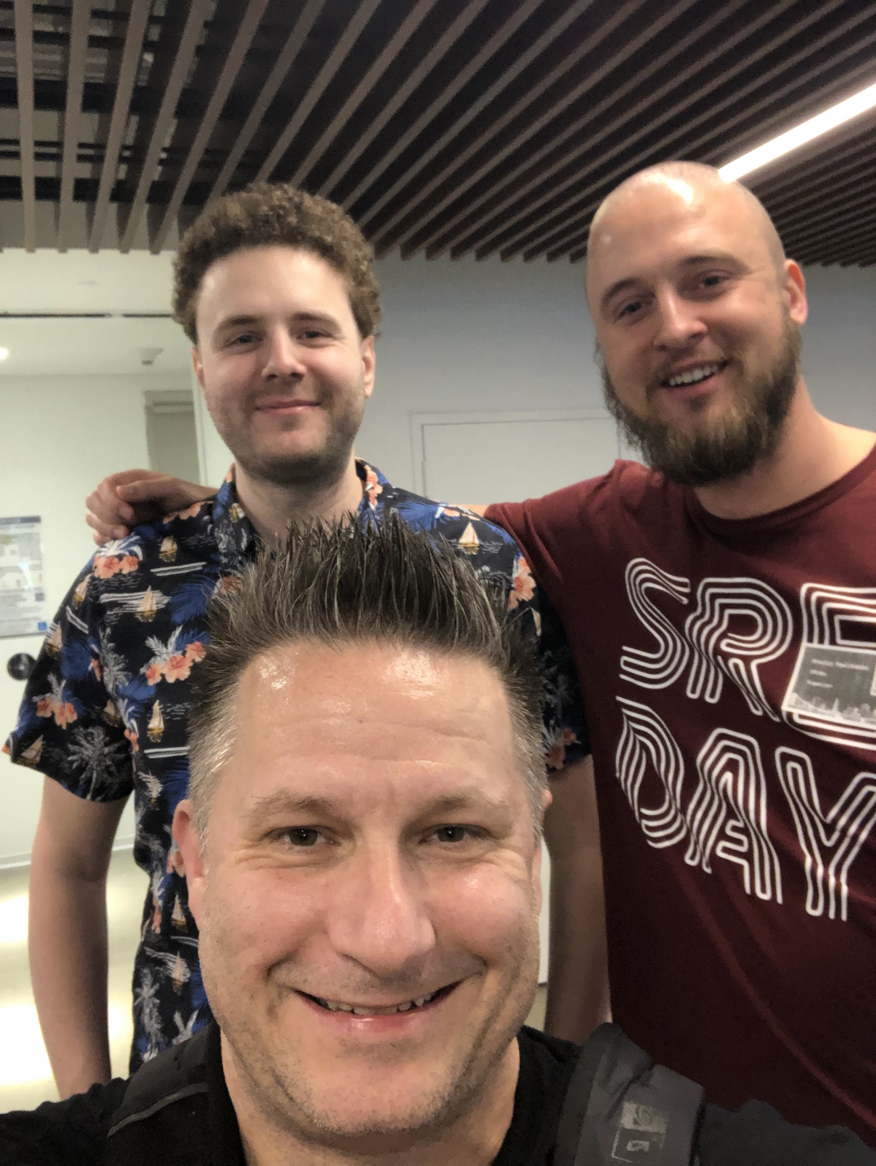 Me and the organizers of SREDay