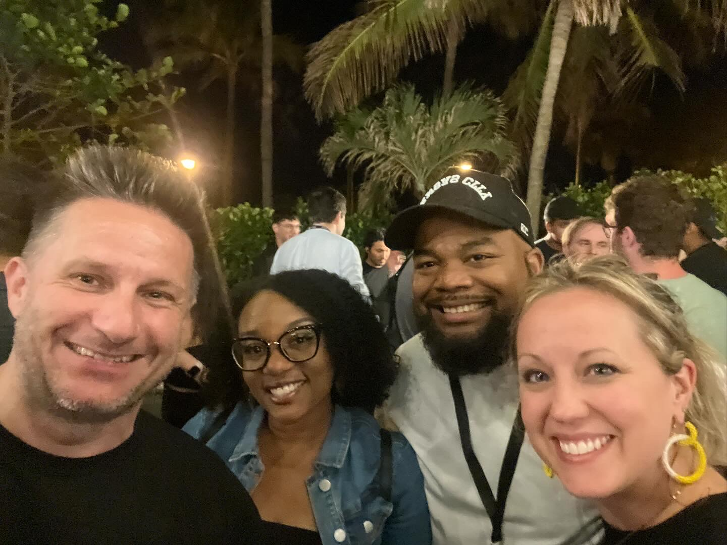 Some of my crew: Angie Jones, Will Johson, BekahHW and me