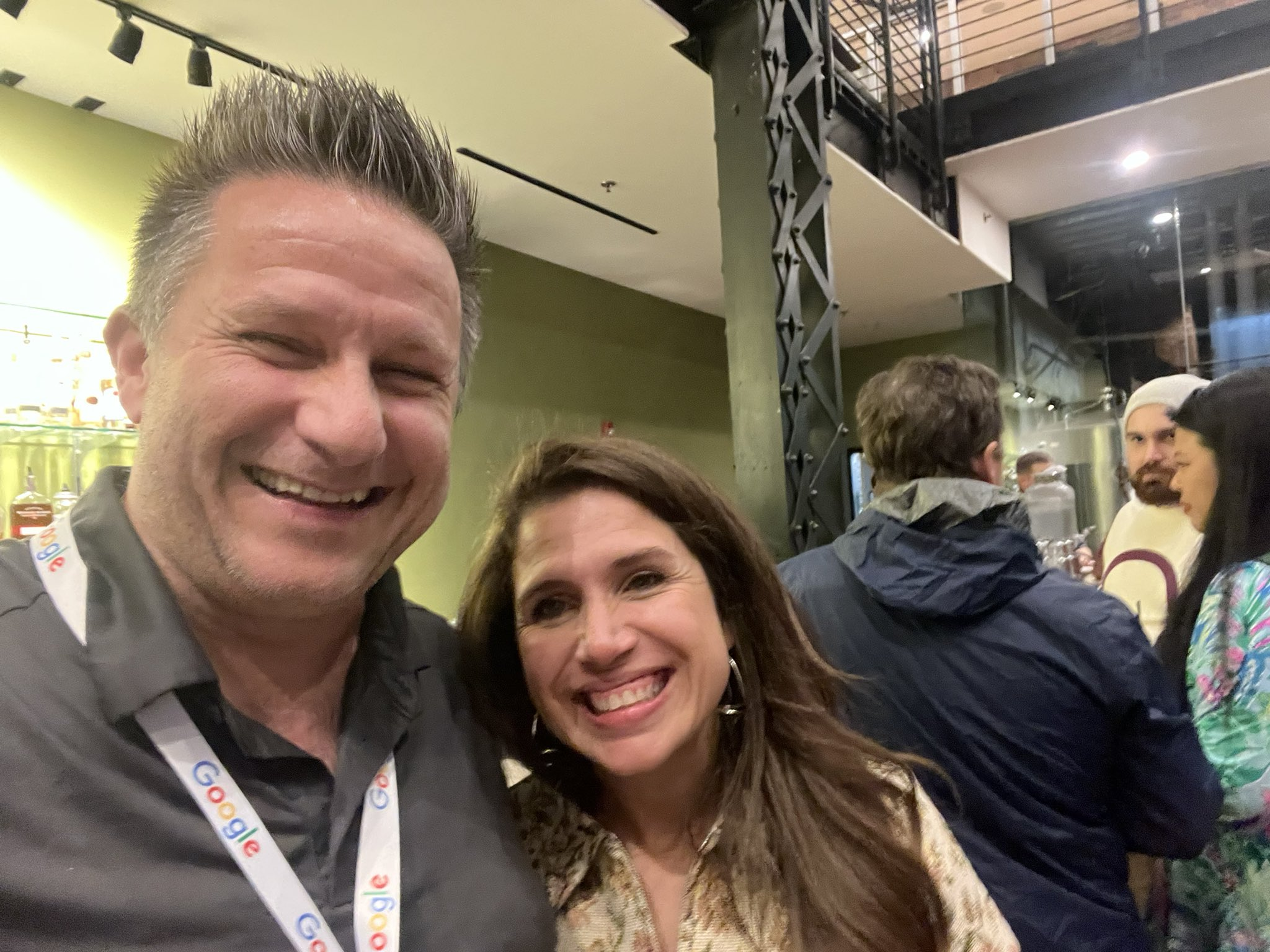 Me and Roxy Rodbeck hanging at All Things Open